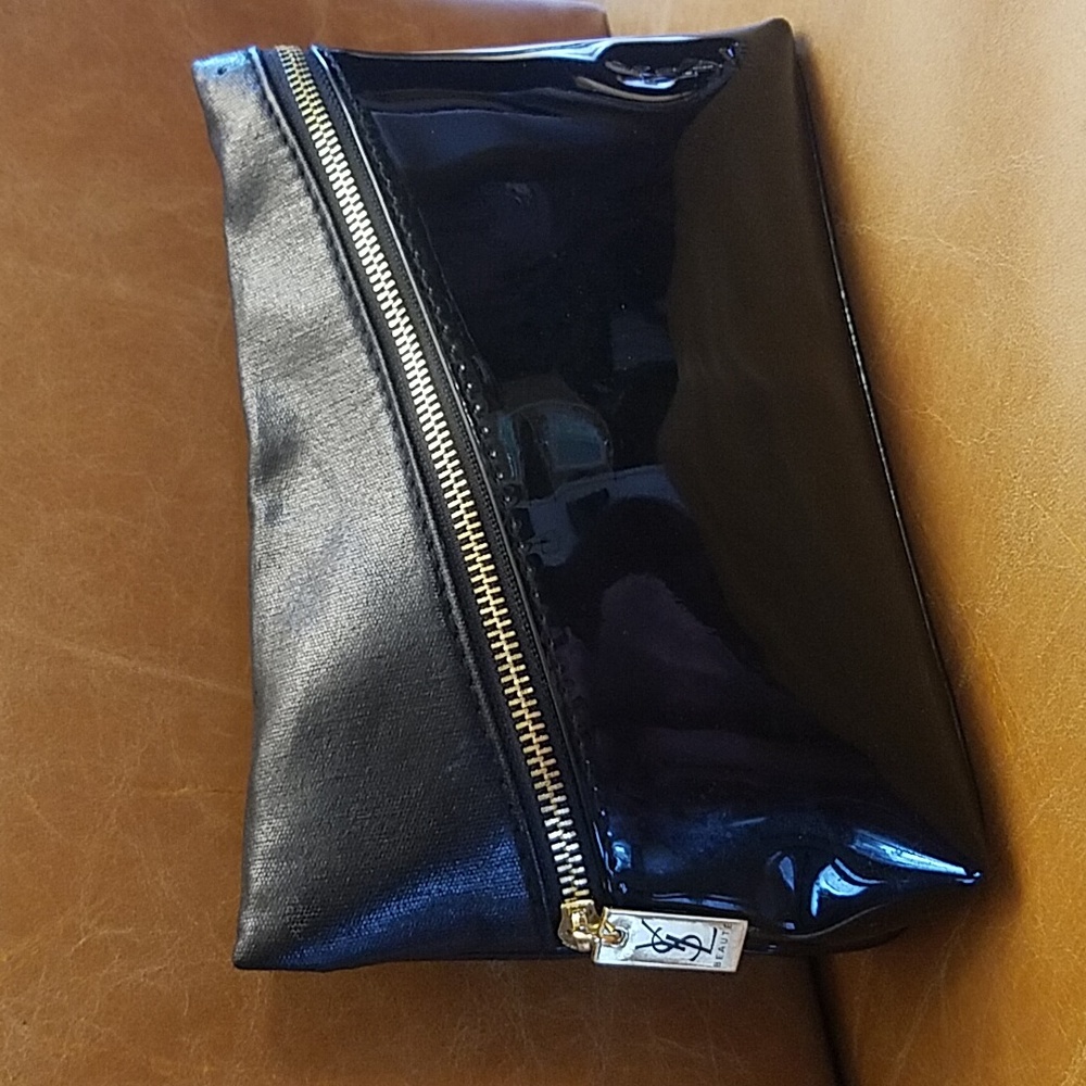 YSL Yves Saint Laurent cosmetic clutch bag